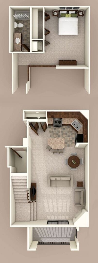 Interior Photo - Boulder Creek