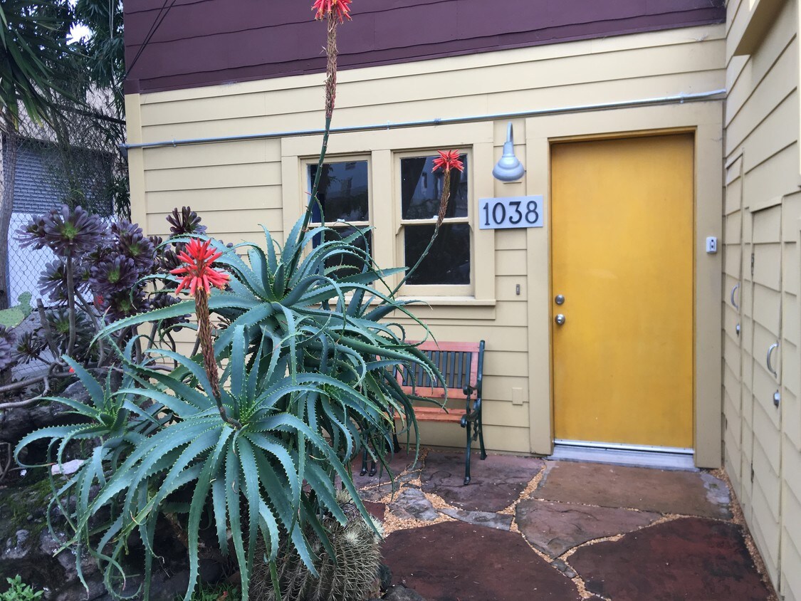 Entryway from the street - 1038 Pardee St