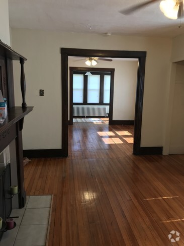 First floor entry, living and dining room - 2720 Main St