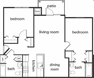 2HAB/2BA - Cambridge Commons