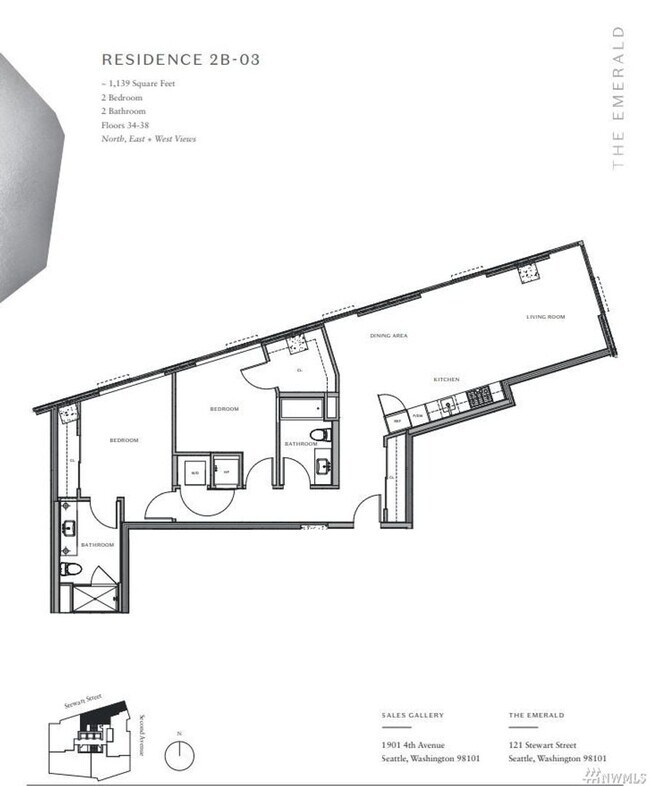 Foto del edificio - 2Bd/2Ba Seattle Condo