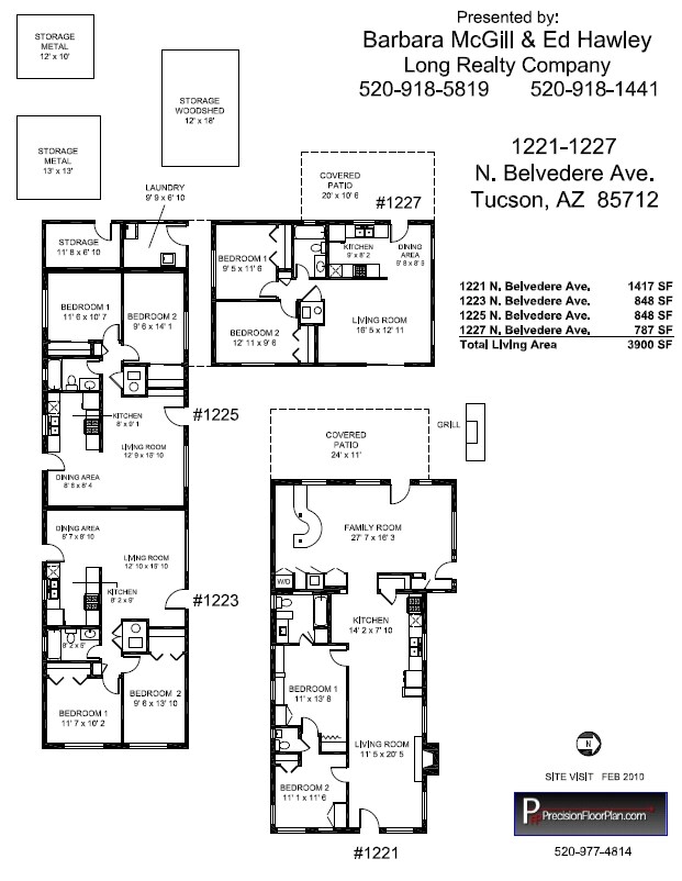Floorplan - 1221-1227 N Belvedere
