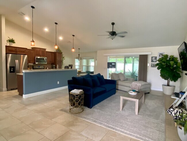 Open plan living area - 8340 SE 162nd St