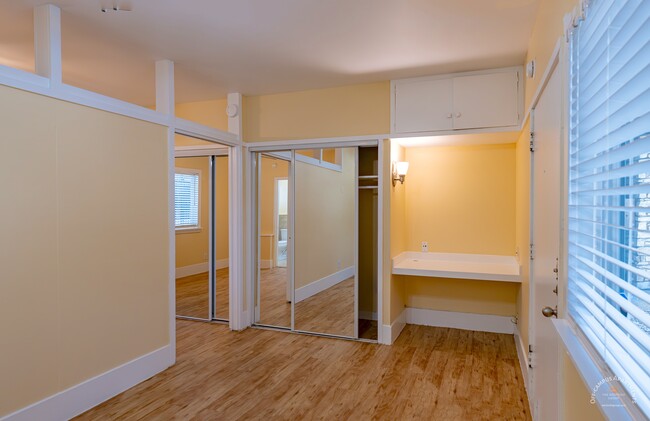 Bedroom and Living Area Wall - Rio Grande Square Apartments