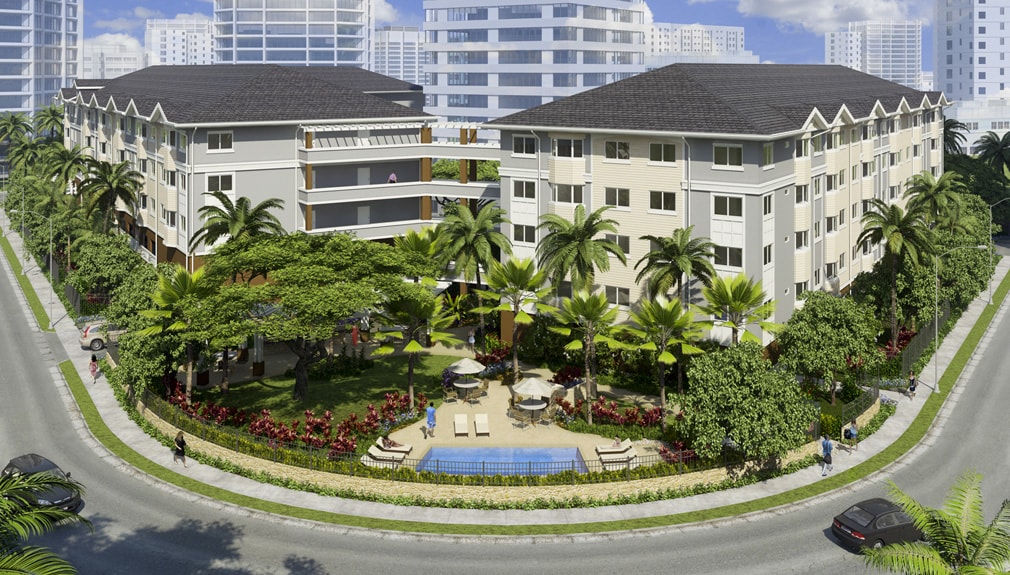 Overhead view - 1820 Kaioo Dr