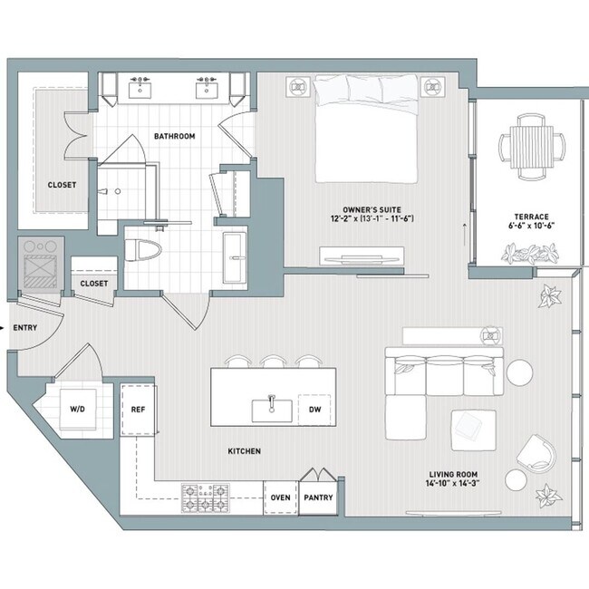 Building Photo - Spacious 930 SF Luxury Condo | Fifth & West | Market District