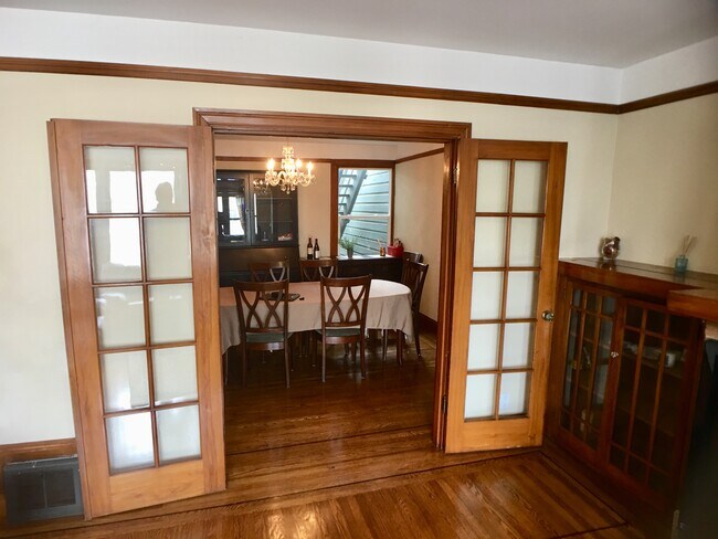 French doors to Dining Room - 582 33rd Ave