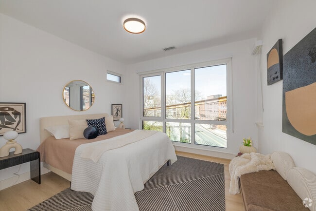 1BR, 1BA - 782SF - Bedroom - Verge Residences
