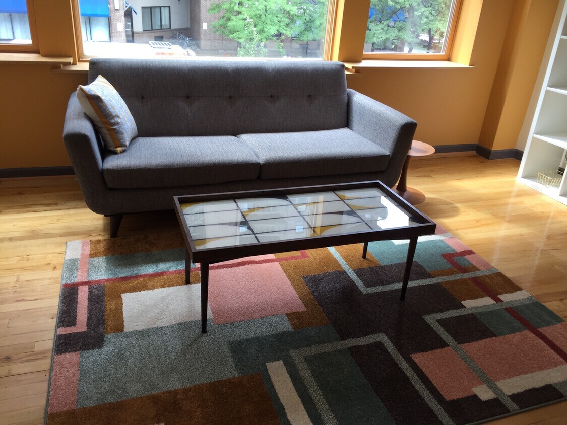tastefully decorated, comfortable living room - 116 St Paul St