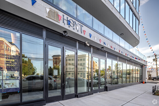 Entrance - Hoyt Tower