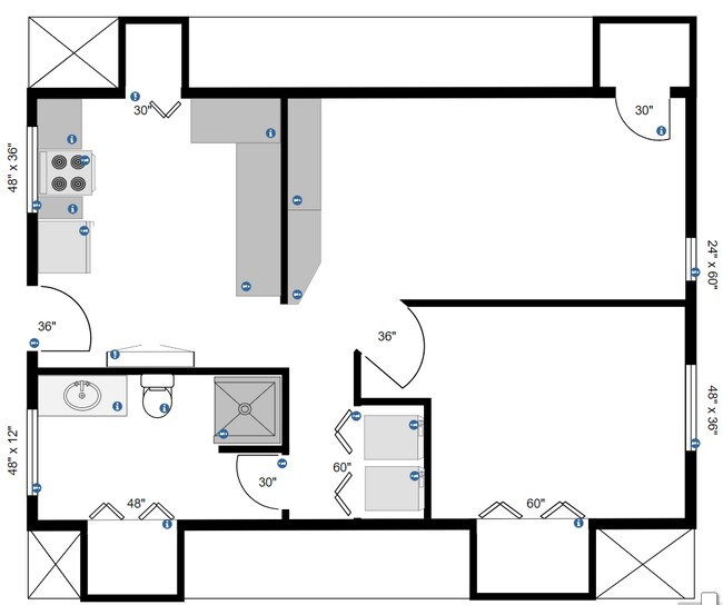 Plano de planta - 9841 Cleveland Ave NW