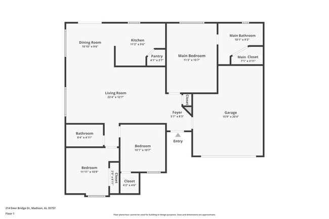 Foto del edificio - Lovely 3 Bedroom Home in Madison