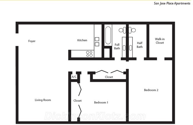 Floorplan - San Jose Place Apartments