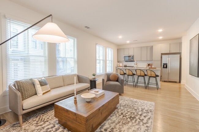 Open-Concept Living Room at The Merchant Apartments in Charleston, SC 29403 - The Merchant Apartments