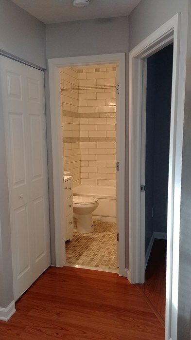 closet, bathroom, bedroom entry - 130 E Vienna St