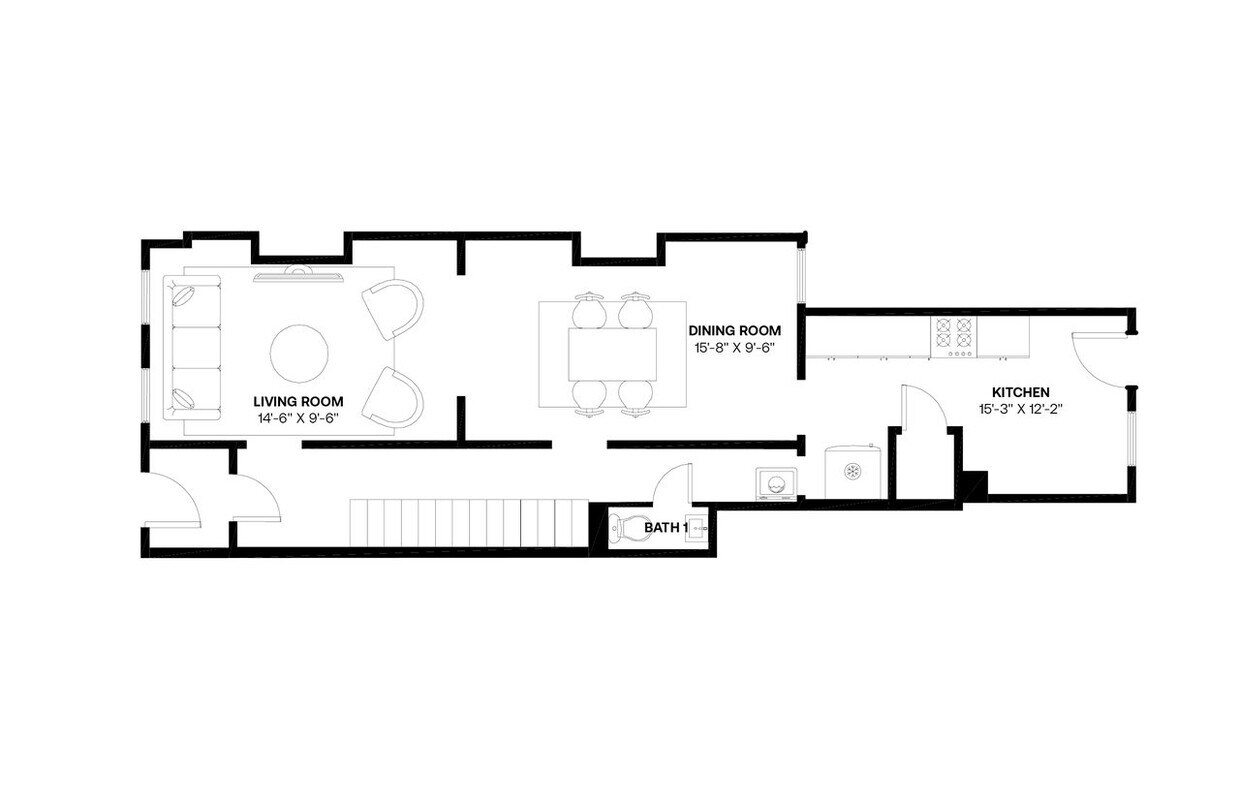 Private bedroom in 3 bed/1.5 bath Home Condo for Rent in Washington