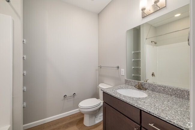 3BR, 2BA - 1,319SF - Primary Bathroom - Tranquility at Decatur