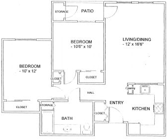 2BR/1BA - Coy D. Estes Apartments