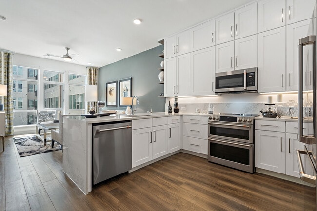 1BD, 1BA - 695SF - Kitchen - The Grand at the Domain 1BD, 1BA - 695SF - Kitchen - The Grand at the Domain