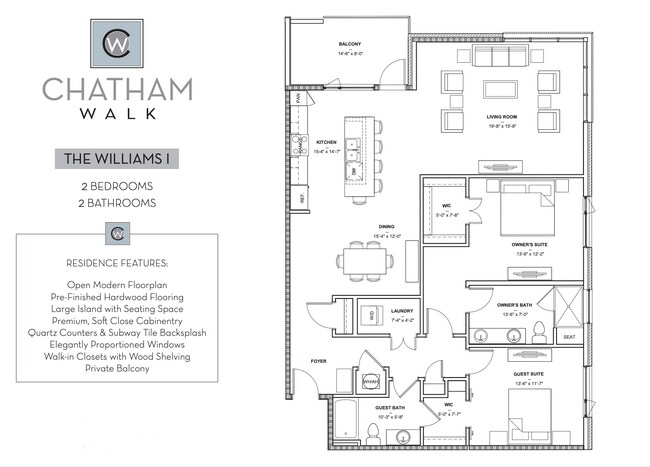 1535 sq. ft! - 318 E Chatham St