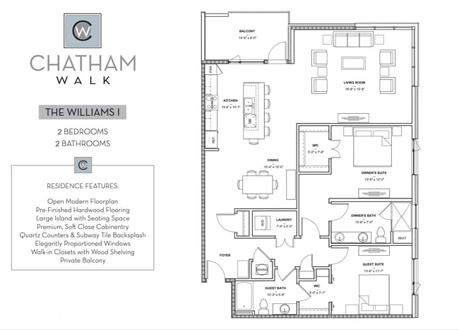 1535 sq. ft! - 318 E Chatham St