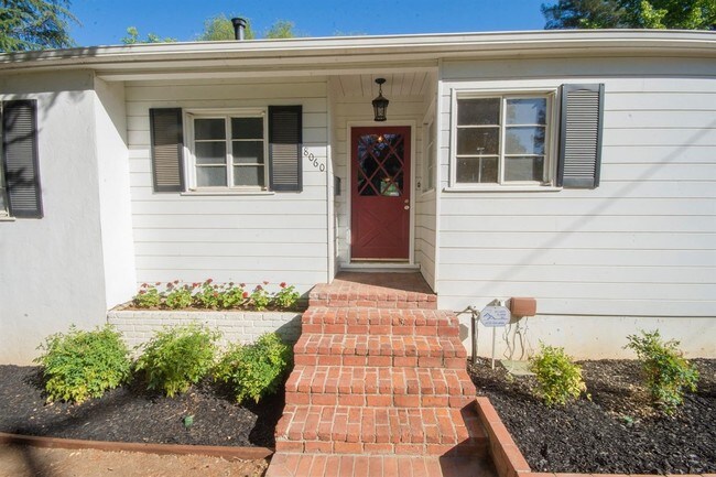 Brick steps to front of house - 8060 Sierra St