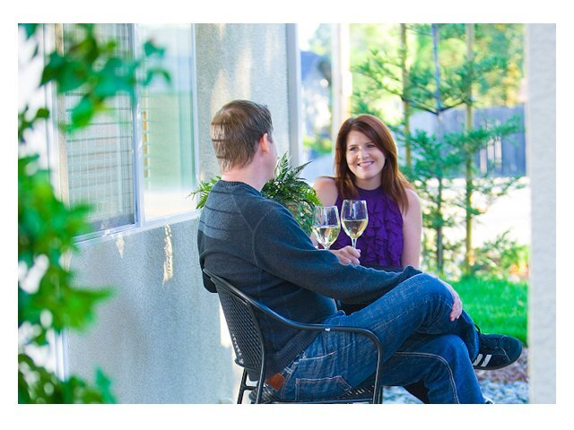 Private Back Porch - Dana Pointe Townhouses