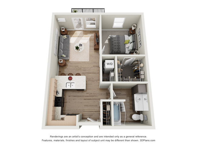 Floorplan B1 - Twenty08 Apartments