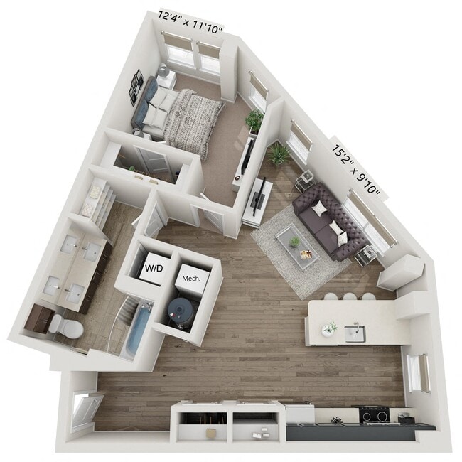 Interior Photo - The Residences at Crosspoint