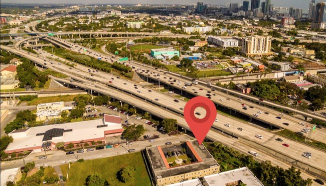 Aerial Photo - The Beckham Downtown Miami Apartments