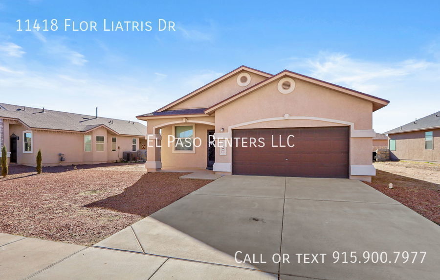 11418 Flor Liatris Dr, Socorro, TX 79927 House Rental in Socorro, TX