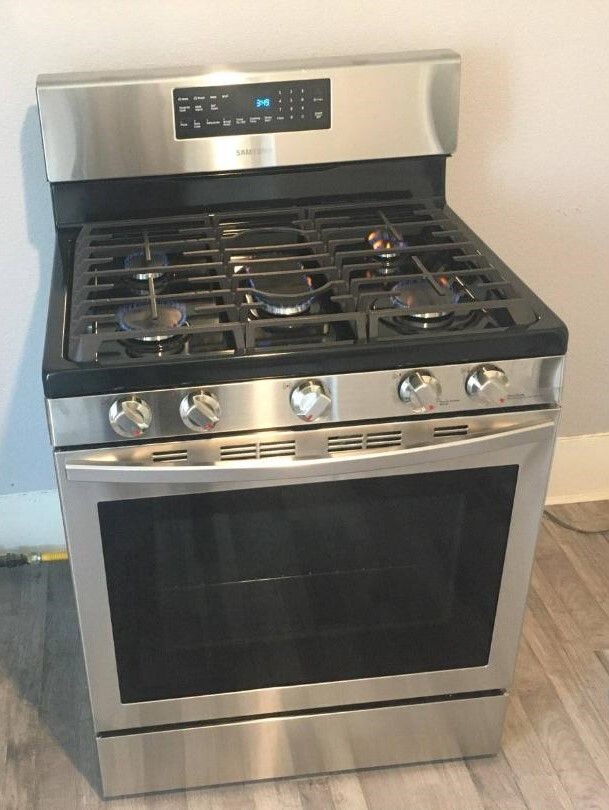 New Gas Range - 217 Piedmont Ave