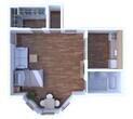 Studio Floor Plan S29 670 3F