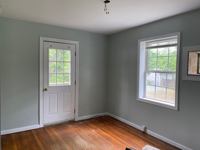 Door to porch from living area - 208 Meade Ave