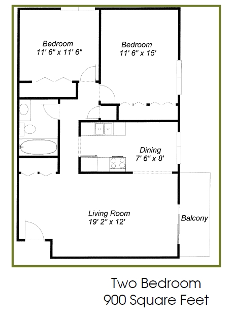 2HAB/1BA - Hilltop Lane Apartments