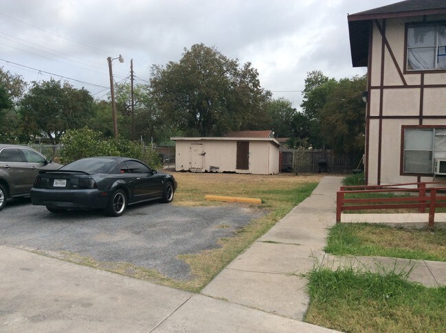 Side yard - Corbie apartments