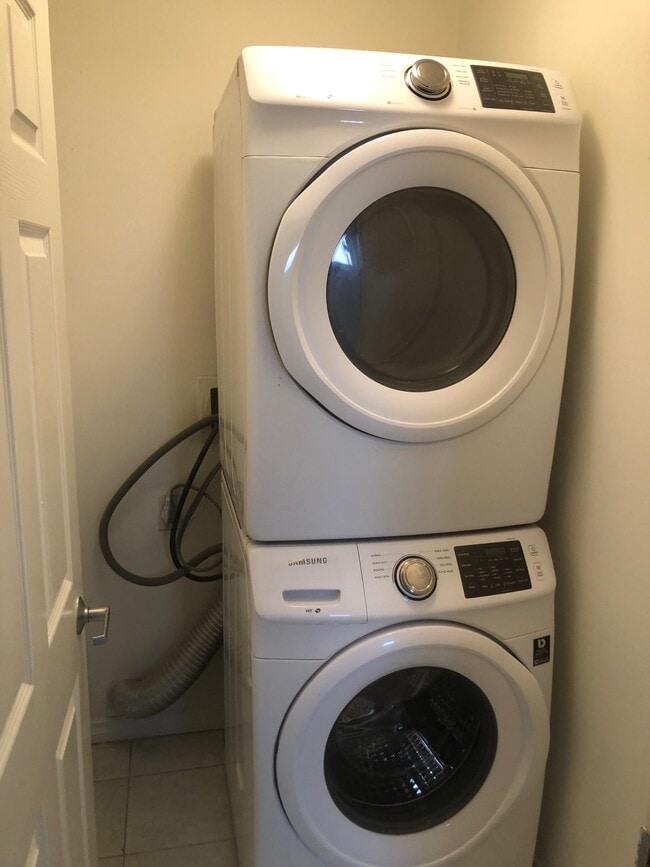 stacking washer drywer - Purdue Terrace Apartments