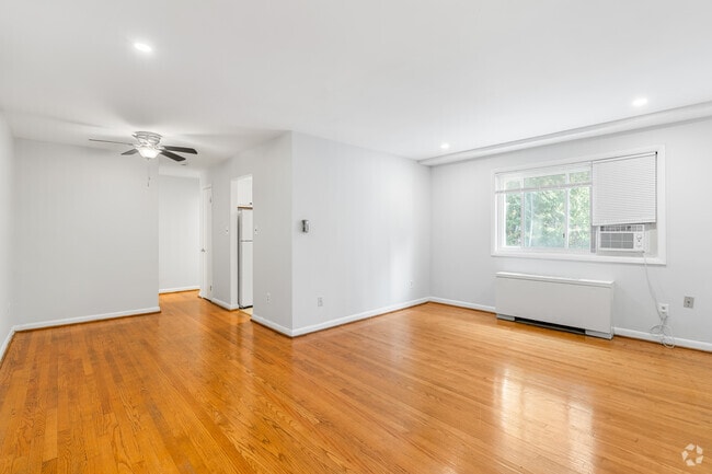 2BR, 1BA - 875SF - Living Room, Dining Room - Ballston Garden Apartments