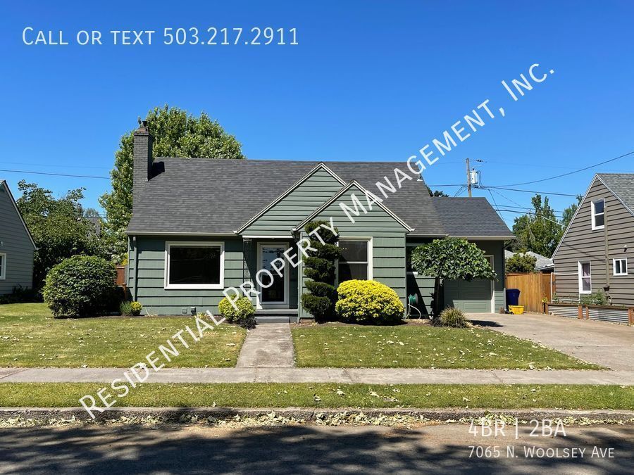 Primary Photo - Coveted University Park Portland Bungalow!