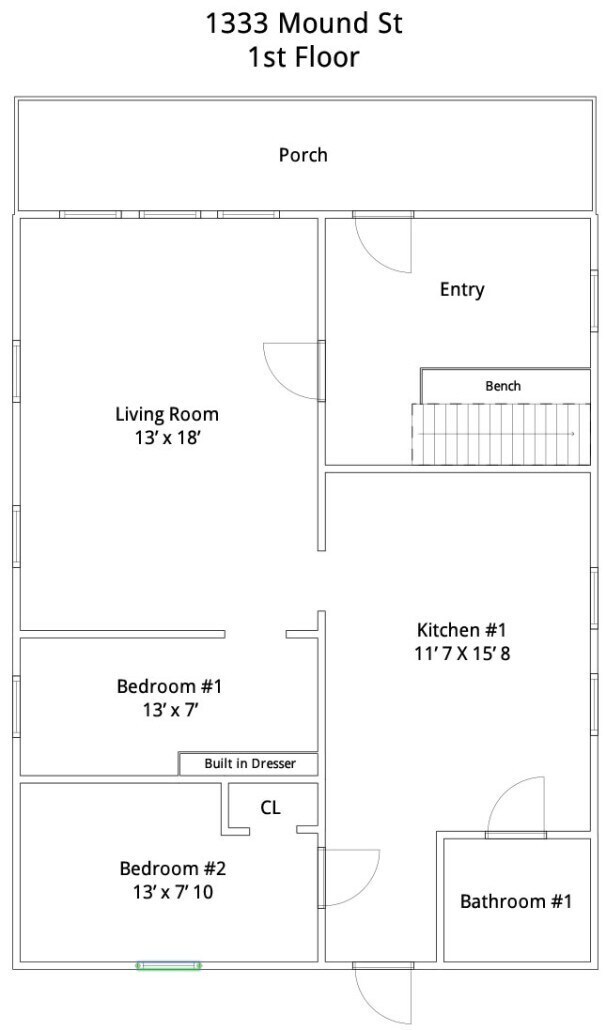 Foto del edificio - 1333 Mound St