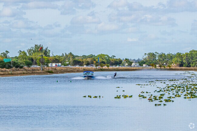 Boating adventures await at Louis Estates, a serene oasis in the neighborhood.