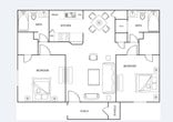 Two Bedroom | Two Bathroom