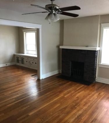 Living Room looking into Dining Room - 4222 Harrison St