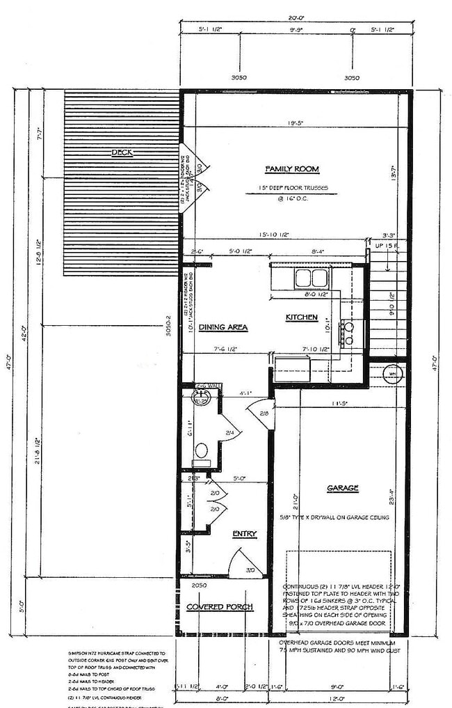 first floor layout - 408 W Maple St