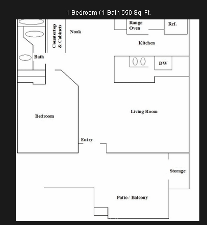 1HAB/1BA - Country Club Villas