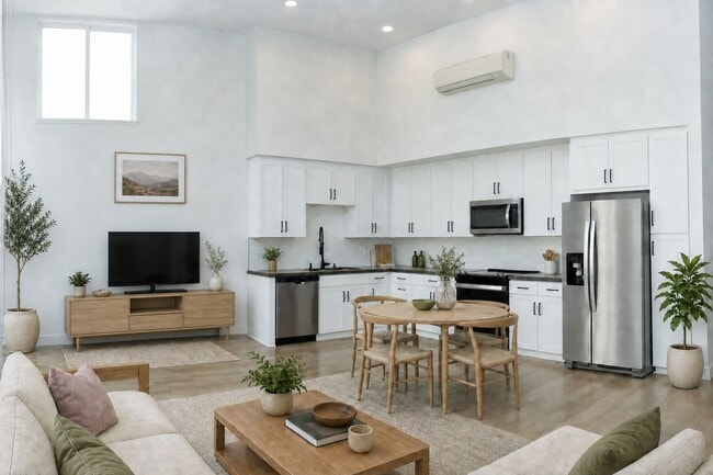 1BR, 1.5BA - 1,196SF Living Room - The Olive