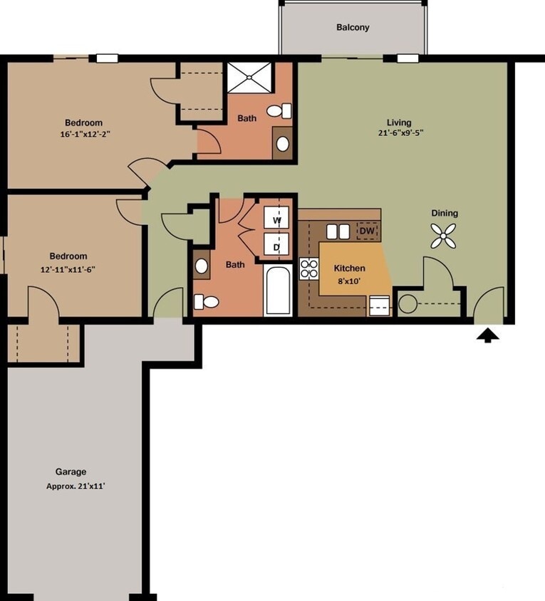 Floorplan - Watertown Park Apartments, LLC