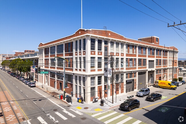 Dogpatch is full of old warehouses containing artists' spaces and light industrial businesses.