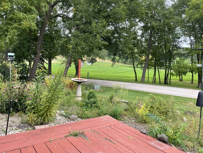 View of golf course from deck - W7698 Koshkonong Lake Rd