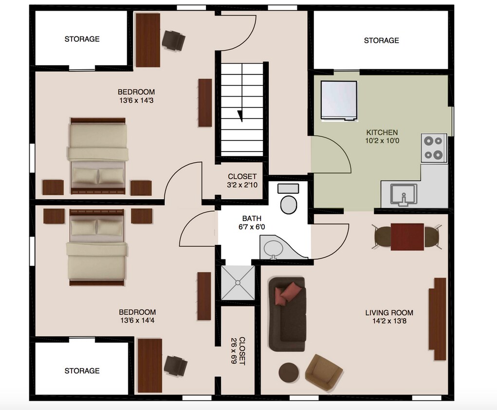 Foto principal - Two Bedroom apartment near engineering and...